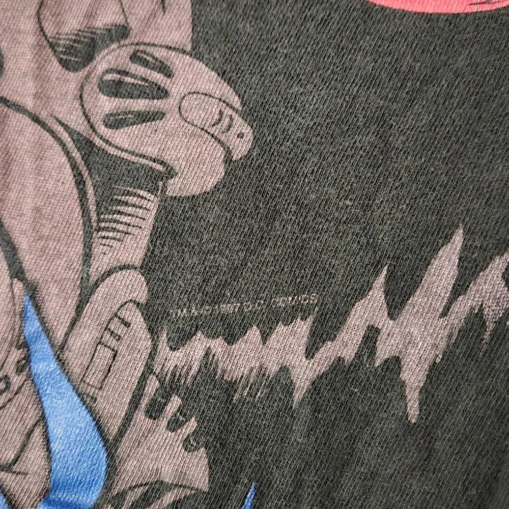 RARE Vintage 1997 DC Comics Batman & Robin T-Shirt Youth L Mr Freeze Subzero
